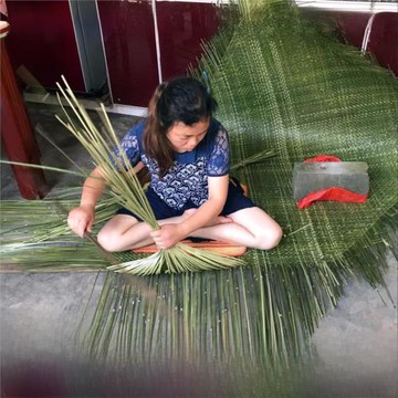 手工編織青蔑涼席頭青1.8m席可水洗夏季雙人涼席重慶頭層竹編席子