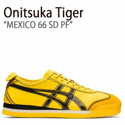 Onitsuka Tiger オニツカタイガー スニーカー メキシコ 66 SD PF イエロー ブラック メンズ レディース  1183B543.750