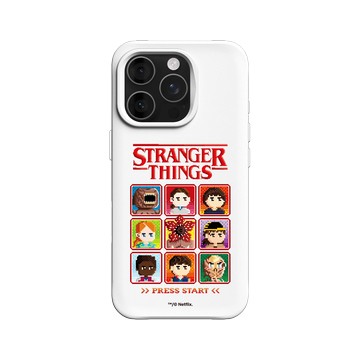 iPhone 16 Pro SolidX 白 - Stranger Things - 8 位元 - 角色選單