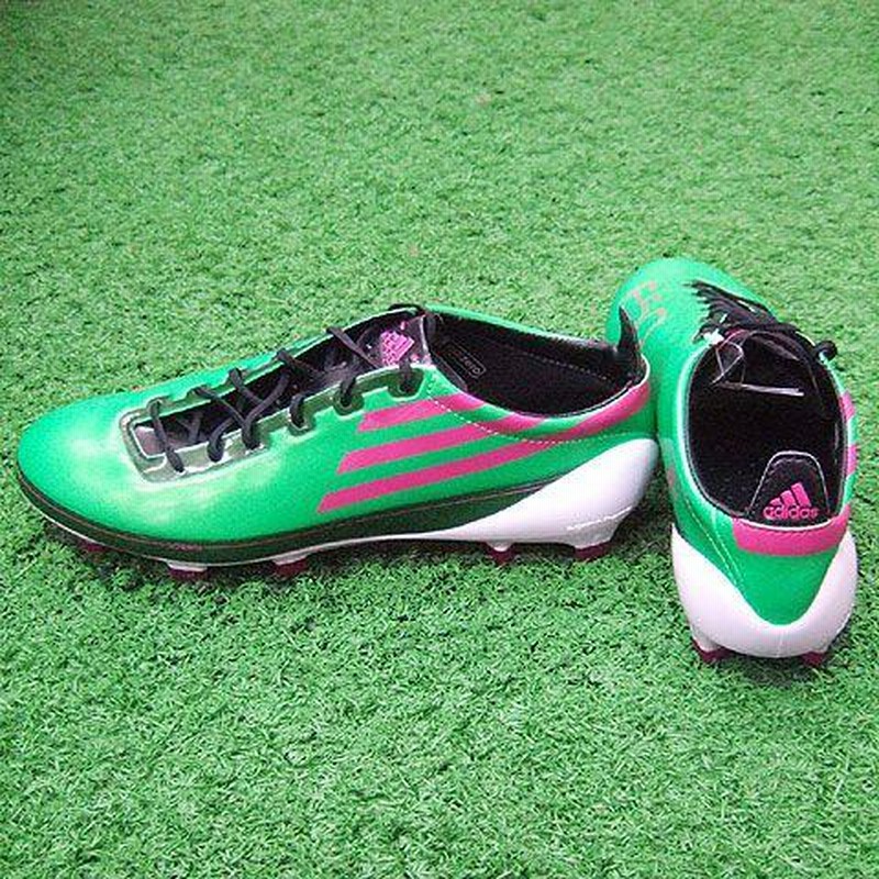 F50 アディゼロ TRX FG インテンスグリーンS11×RピンクF10×ブラック 