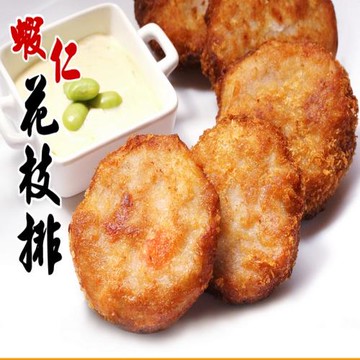 【海之醇】頂級蝦仁花枝排-5盒組(300g±10%/盒/12片)