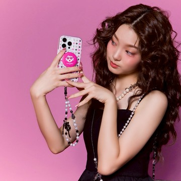 [快速出貨]【HAPPYFACE】摩登女孩寶石遊樂園手機掛繩 (HC0011)