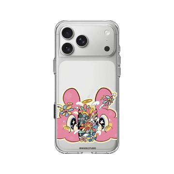 iPhone 17 Pro Max Clear Case（相機按鈕） 透明 - WHON STUDIO 緩緩 - 花奔