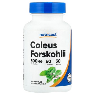 Nutricost, 毛喉鞘蕊花，60 粒膠囊（每粒膠囊 250 毫克）