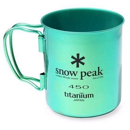 Snow Peak Ti Single Wall 450 Mug Ocean Green