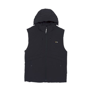 5th STREET｜男裝｜保暖連帽羽絨背心｜黑色
