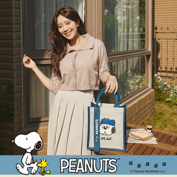 SNOOPY x Kiiwi O! 聯名款．經典棉麻提袋 歐拉夫