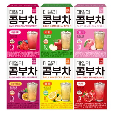[快速出貨] 正韓Danongwon 乳酸菌康普茶 5g*10ea 6種口味 | 石榴蜜桃青葡萄檸檬百香果蘋果 即溶沖泡