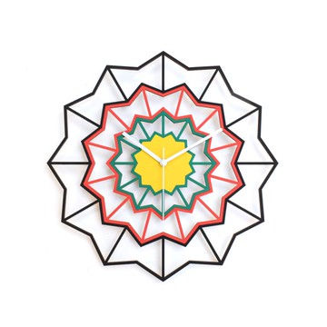 Chevron非洲 41 厘米現代掛, 黑, 紅, 綠, 黃四色