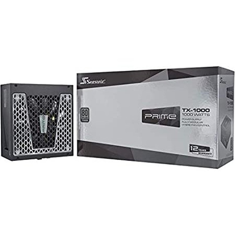 Seasonic PRIME TX-1000, 1000W 80+ Titanium, Full Modular, Fan