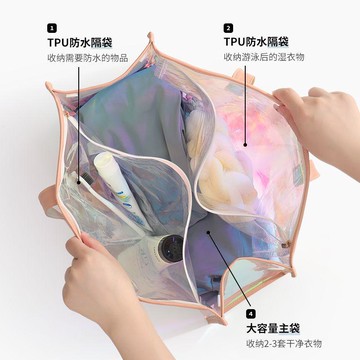 ❤️ 人氣爆款 ❤️大容量游泳防水收纳包男女款健身包便携单肩包运动装备漂流手提袋