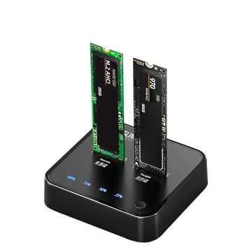 CyberSLIM M2-DC NVME SSD 雙槽硬碟外接盒對拷機