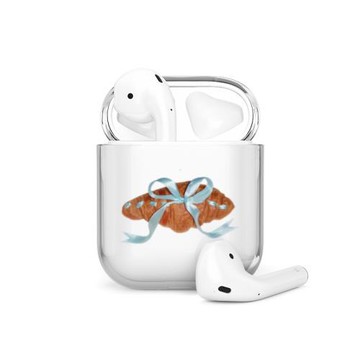 海浪公園【拍三免一】韓風面包蝴蝶結適用蘋果無線藍牙耳機airpods pro保護套2代殼airpods3保護殼耳機殼