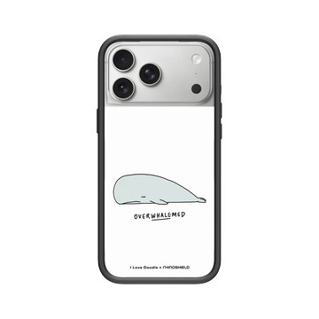 iPhone 17 Pro Max Mod NX -邊框背蓋組合 (相機按鈕) 黑 - ilovedoodle (Lim Heng Swee) - Overwhalemed 鯨魚