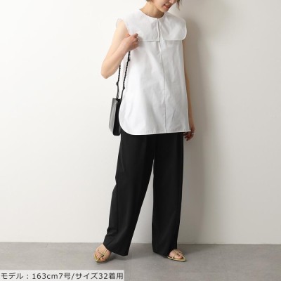 JIL SANDER ノースリーブ ブラウス JIL SANDER - JIL SANDER BLACK ノースリーブブラウスの通販 by