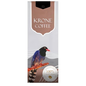 KRONE 皇雀 印尼曼特寧 100% Natural  咖啡豆(無研磨)  227g  1包