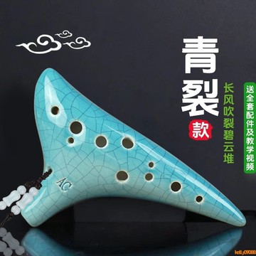 💥下殺價💥 陶笛 12初學者入門中音c調AC十二孔6專業男女陶塤樂器