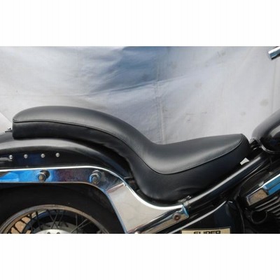 カワサキ・バルカン400/800コブラシート 部品屋K&W スムースコブラシート カラー：黒 バルカン400
