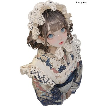【9 月新作】07-144-0345 人物貼紙 幻想復古浪漫喫茶