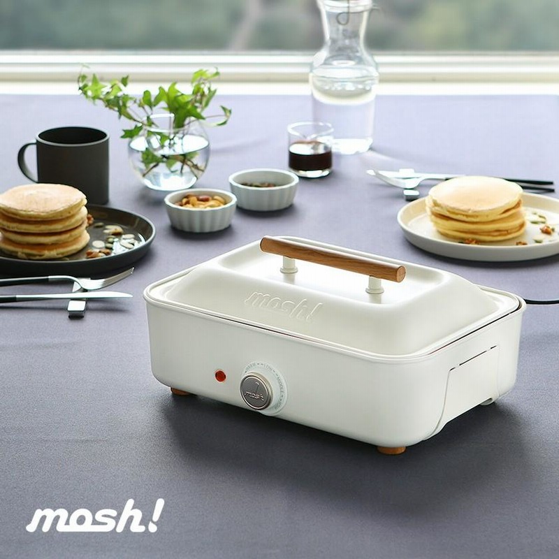 コンパクト ホットプレート mosh モッシュ M-HP1 おしゃれ ミニ