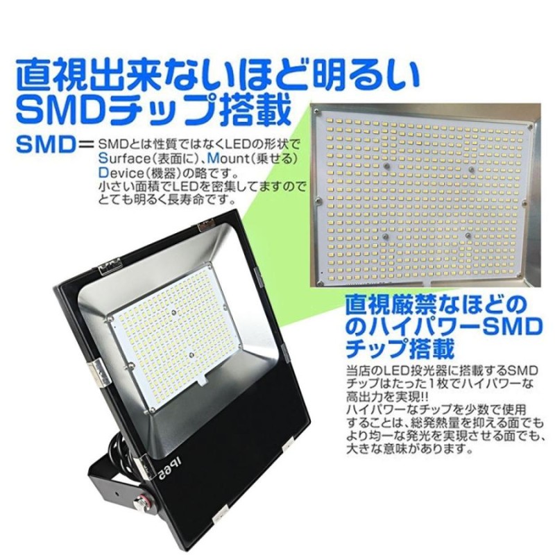 投光器led 投光器屋外 投光器設置式 投光器スタンド 50w 8000lm 投光器