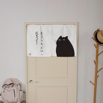 生活倉庫．日安貓貓系列短門簾
