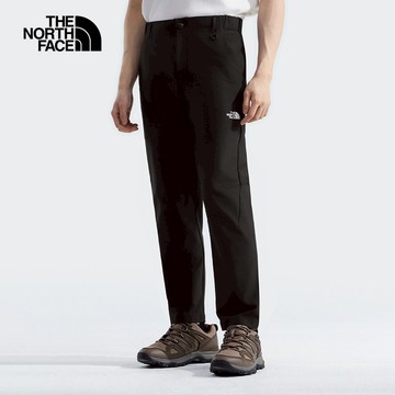 男款黑色DWR防潑水戶外徒步長褲｜89ZUJK3