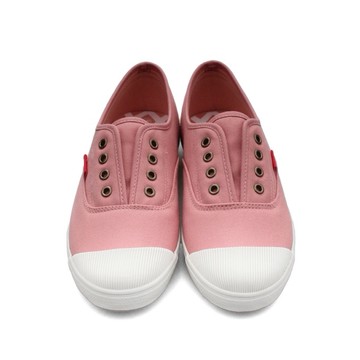 Xio Xio Fei MIT超輕量帆布鞋-胭脂粉-懶人鞋-國民鞋