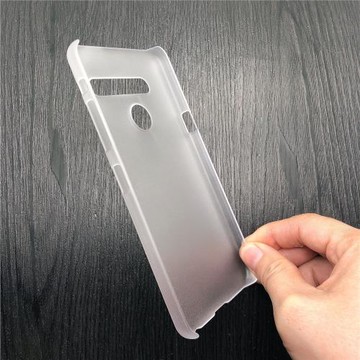 適用于LG G8手機殼磨砂半包透明硬殼lgg8超薄塑料PC外防摔套DIY潮