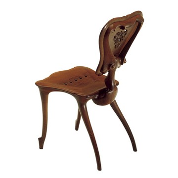 Calvet Chair 卡佛之家雕塑木椅