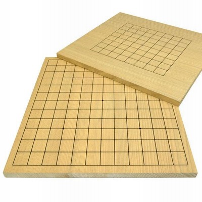 囲碁盤　木製栓材13路9路盤　※手軽ですが家具調の趣きの盤です【囲碁将棋専門店の将碁屋】