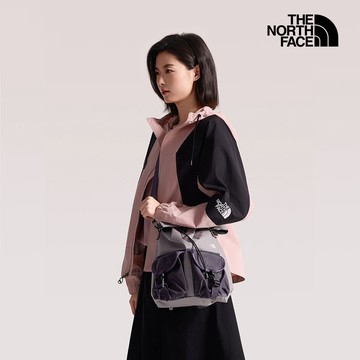 The North Face北面男女款灰色休閒單肩包｜8HNTJZU 斜背包