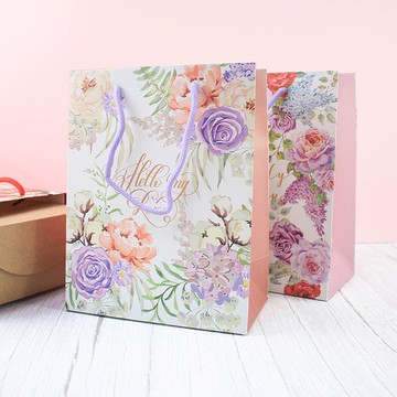 Chuyu 手提紙袋(直/小)/飾品/送禮/禮品/禮物袋-繁花