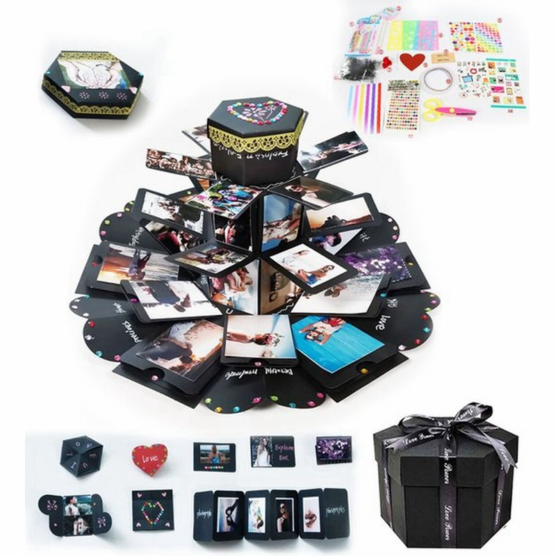 アルバム 爆発ボックス 手作りアルバム Diy 写真 大容量 収納ボックス 贈り物 ギフトボックス プレゼント彼女 彼氏 誕生日 記念日 写真収納 手作り アルバム 通販 Lineポイント最大get Lineショッピング