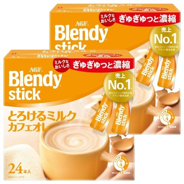 AGF Blendy 濃郁奶香咖啡歐蕾風味即溶飲品  8.9g  24條  2盒
