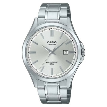 CASIO卡西歐 MTS-115D-7AV簡約風格日期顯示時尚腕錶 銀 41.3mm｜樂天全館特惠中★指定刷卡回饋10%