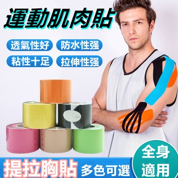 肌肉貼 肌內效貼佈運動彈性繃帶膠布防拉傷貼佈膠帶肌能酸痛貼