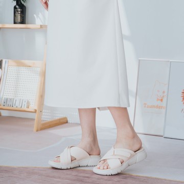 【氣質優雅】氣質涼拖鞋。超纖。蜜桃粉7016