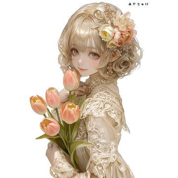 【3 月新品 3】07-119-0041 人物貼紙 春日氣息