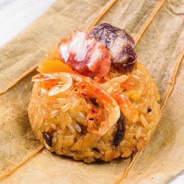 【壽滿趣-就是威】(免運)藍帶五星私房港點(紙包荷葉飯8顆x4盒)