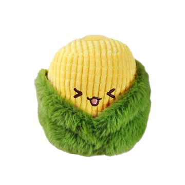 Bazuuyu 芭爪娛｜火鍋店 食材毛絨玩具可愛擺件 小號玉米絨毛