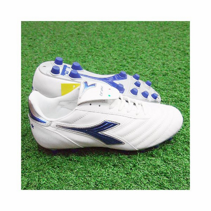 ブラジル R Md Pu J ホワイト ブルー Diadora ディアドラ サッカースパイク 2151 通販 Lineポイント最大0 5 Get Lineショッピング