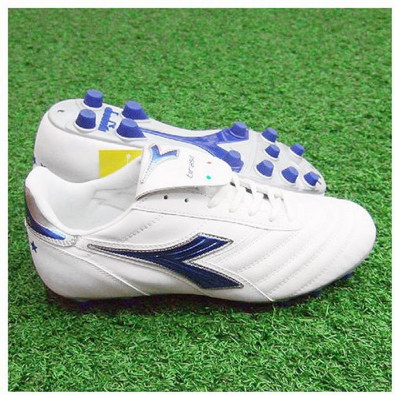 ブラジル R Md Pu J ホワイト ブルー Diadora ディアドラ サッカースパイク 2151 通販 Lineポイント最大0 5 Get Lineショッピング