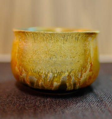 柴燒茶杯 - 落灰志野茶杯