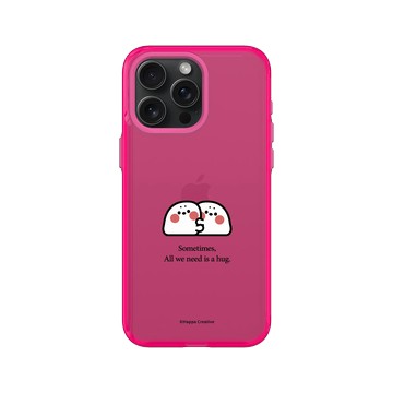 iPhone 15 Pro Max Clear 粉漾桃 - 無所事事小海豹 The Nothing Seal - 豹在一起