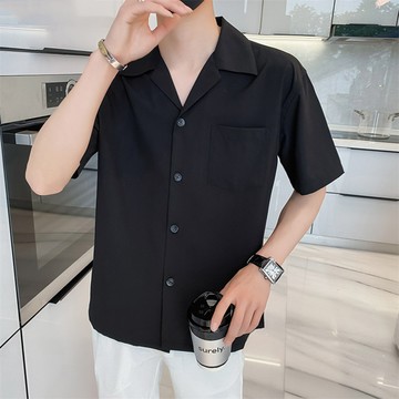 冰絲涼感！古巴襯衫 / 男女可穿 / CAMP COLLAR SHIRT / 10色 / M到3XL【QTJBYD2102】