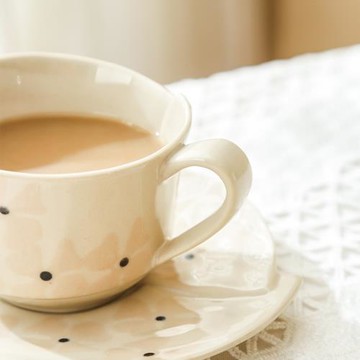 日式心花家用陶瓷咖啡杯碟陶瓷茶壺下午茶餐具點心盤咖啡杯子單壺