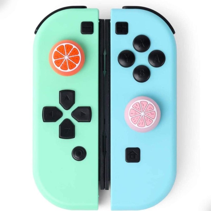 Switch スティックカバー フルーツ かわいい キャップ SwitchLite スイッチ ジョイコン 任天堂 LINEショッピング