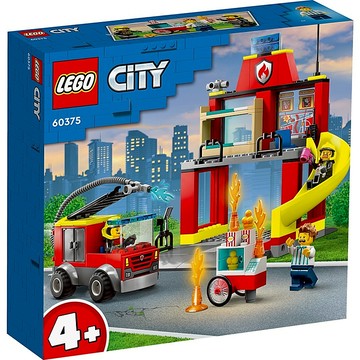 [樂享積木] [已停產沒貨] LEGO 60375 消防局和消防車 城市系列