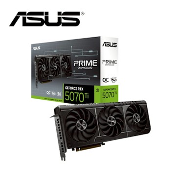 華碩 PRIME-RTX5070TI-O16G 顯示卡+華碩 RT-AX86U PRO 電競無線路由器+華碩 XH01 ROG Herculx 顯卡支撐架